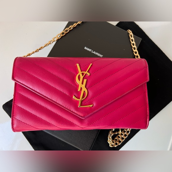 Yves Saint Laurent Handbags - Final clearance thru Sun! YSL cassandre wallet on chain